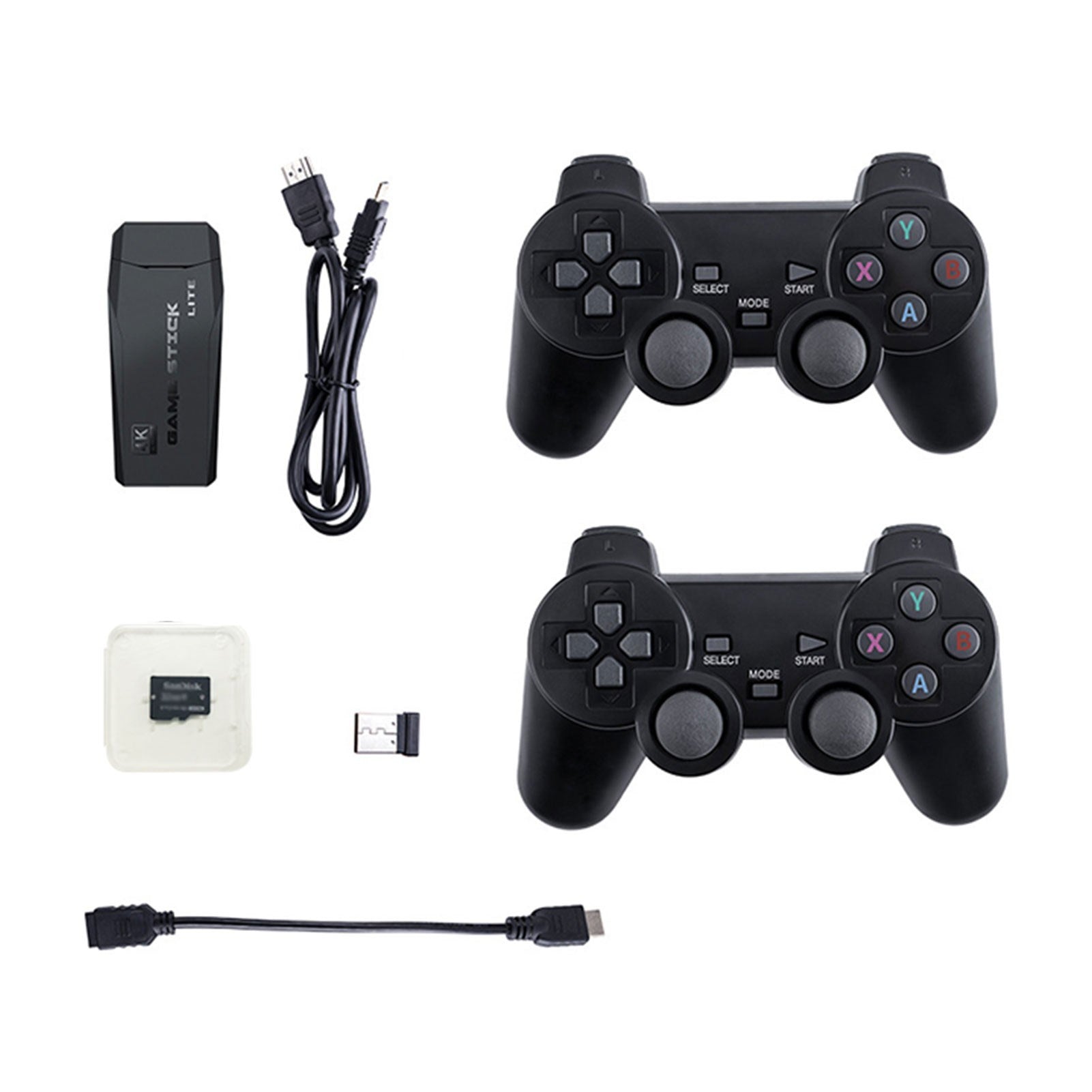 Y3 Lite Video Game Console HD Classic Games Console Dual 2.4G Wireless Controllers Connect TV Plug and Play Video Game Stick Built-in 3000 Games Y3 Lite Video Game Console HD Classic Games Console Dual 2.4G Wireless Controllers Connect TV Plug and Play Video Game Stick Built-in 3000 Games